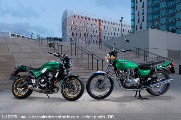 La Kawasaki Z650 RS vs la Z650 B1