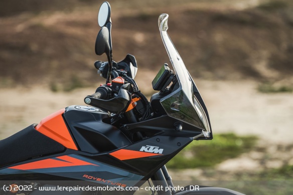 La 890 Adventure s'offre un habillage plus important