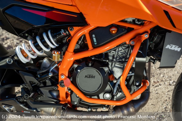 Le moteur de la KTM 390 Duke