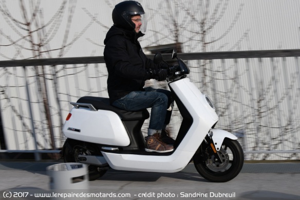 50 km/h bien chargé, 45 km/h sinon