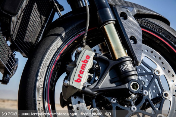 Frein avant Brembo de la Triumph Speed Triple RS