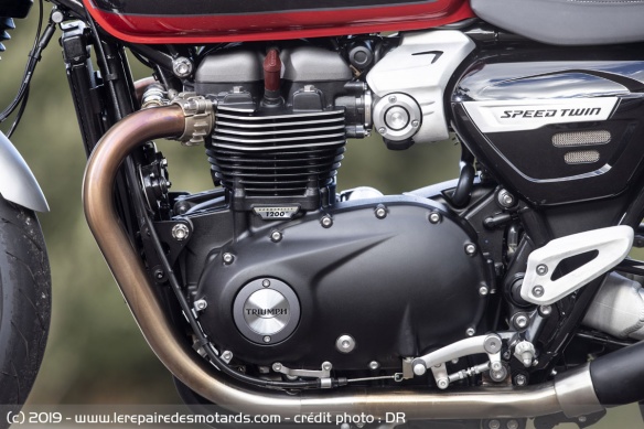 Moteur de la Triumph Speed Twin