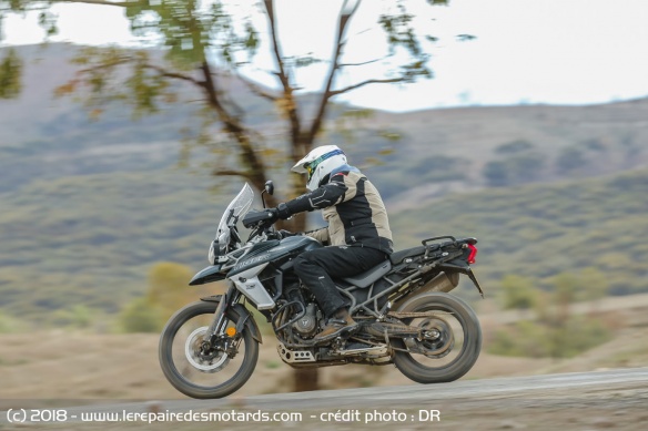 Essai de la Triumph Tiger 800 XCa sur route