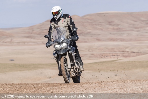 La Triumph Tiger 800 XCa en off-road