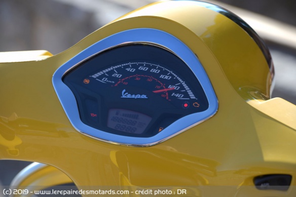 Compteur de la Vespa GTS 300 HPE