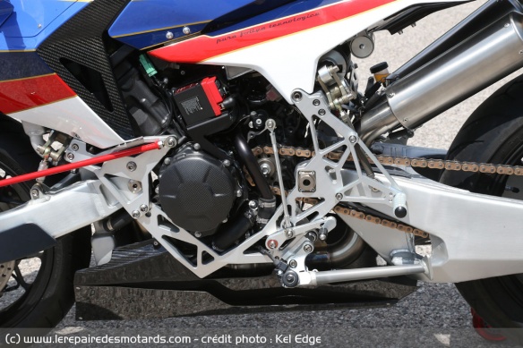 La 986 M2 repose sur un 4 cylindres de Honda CBR600RR