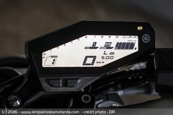 Compteur Yamaha MT-09 TCS