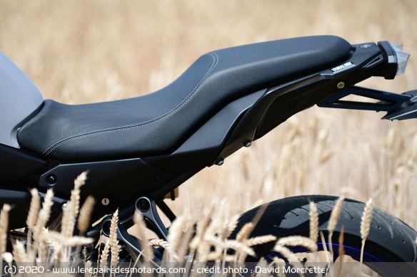 Une selle plus haute à 840 mm (835mm en 2019)