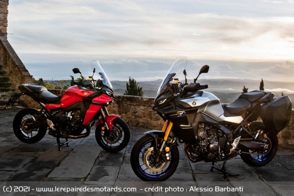 Les Yamaha Tracer 9 et Tracer 9 GT