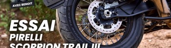 Essai pneus moto Pirelli Scorpion Trail III