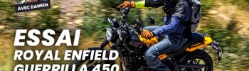 Essai roadster Royal Enfield Guerrilla 450