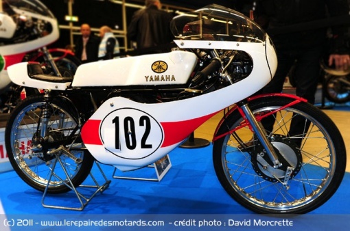 Yamaha 50 cm3 RF302 de 1968, pilotée par Bill Ivy en 1969 