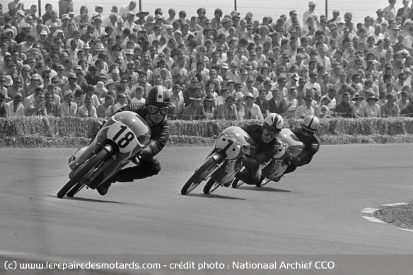 De Vries, Nieto et Canellas à Assen en 1970