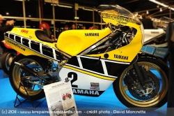 Yamaha YZR500 OW60 pilotée par Kenny Roberts, vainqueur du GP d'Argentine en 1982 