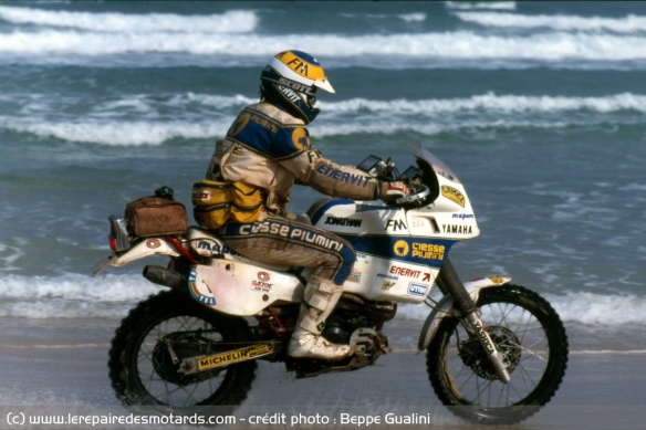 Beppe Gualini sur Yamaha Ténéré 600