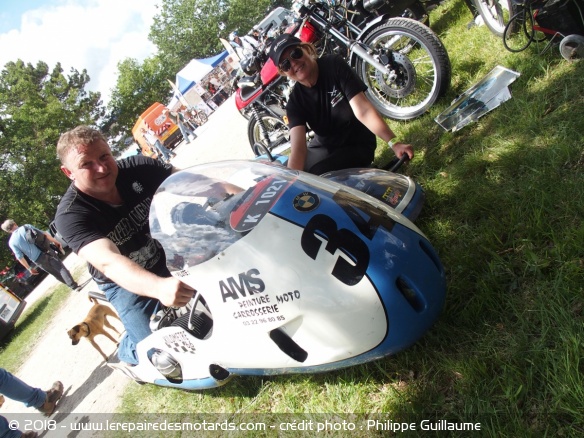 Coupes Moto Légendes : portrait de Robin et Sylvie Lequesne et leur side