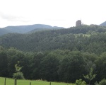 Les ruines du chteau du Fleckenstein et le Mohnenberg