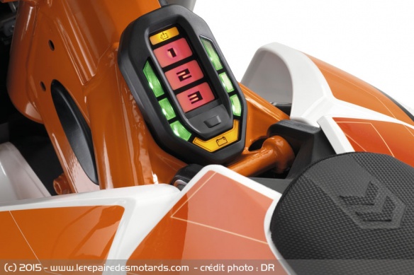 La moto électrique : témoin recharge KTM