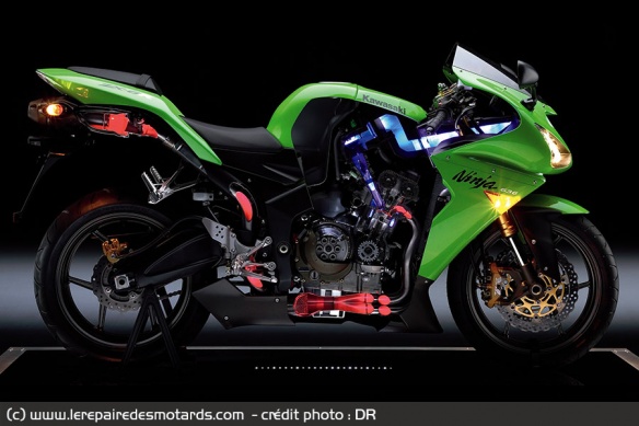 vue en coupe Kawasaki ZX 636 mod 02.