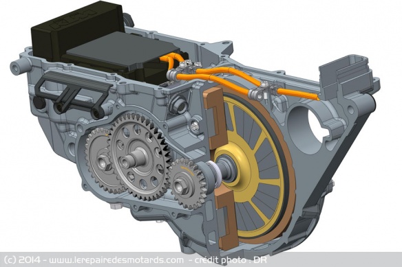 La moto électrique : moteur de KTM Freeride E