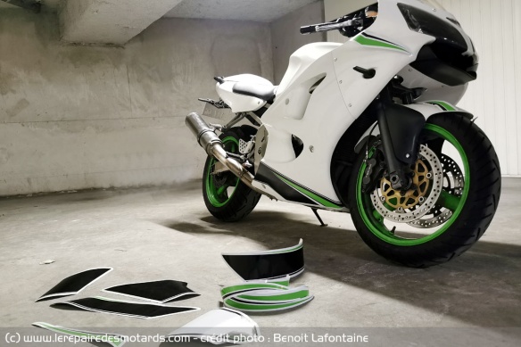 La Kawasaki ZX6R 636 restaurée