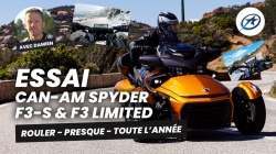 Essai 3-roues Can-Am Spyder F3-S et F3 Limited