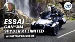 Essai 3-roues Can-Am Spyder RT Limited