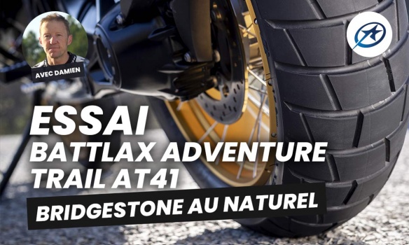 Essai pneu trail Bridgestone Battlax Adventure Trail AT41