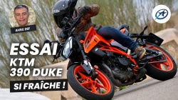 Essai roadster KTM 390 Duke