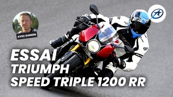 Essai sportive Triumph Speed Triple 1200 RR