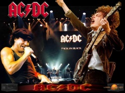 2 des 5 membres du groupe australo-britannique AC/DC