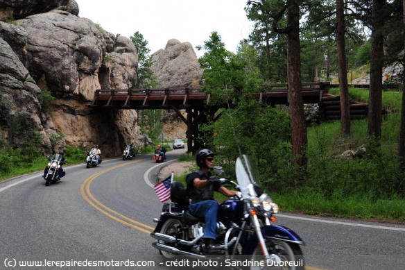 Iron Mountain road dans le Custer State Park