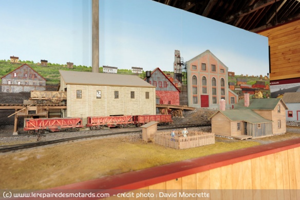 Les grandes maquettes de train à la Quincy Mine