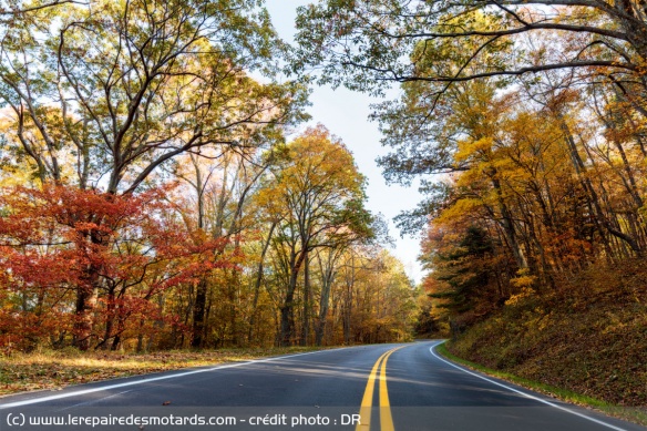 La Skyline Drive à l'automne