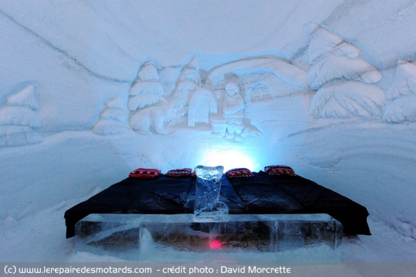 Chambre de l'Hôtel de glace Snowhotel Kirkenes