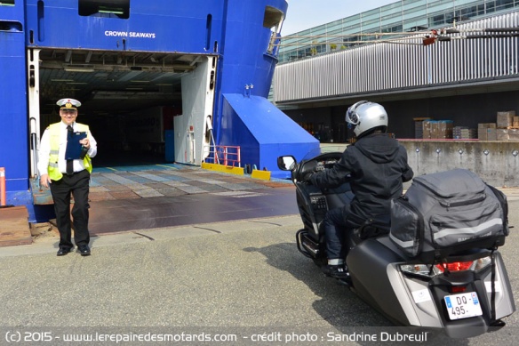 Ferry et moto de Copenhague à Oslo