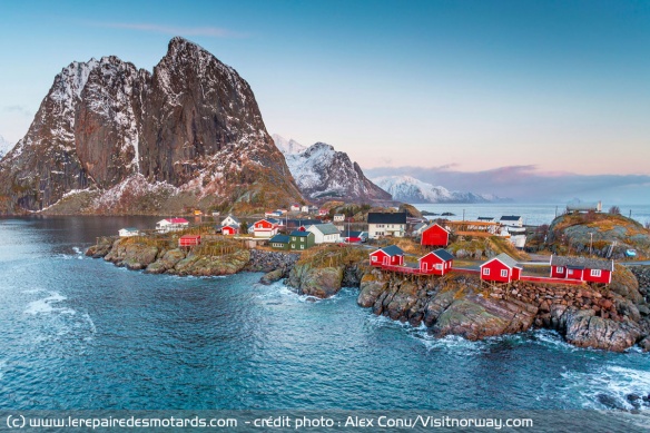 Les îles Lofoten en plein hiver