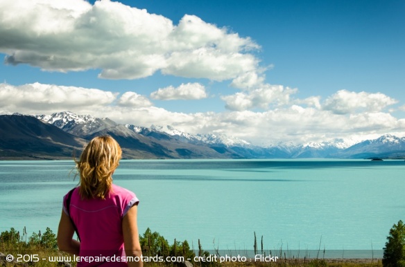 Le lac Pukaki en Nouvelle-Zélande