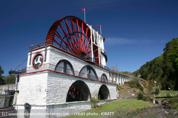 La Great Laxey Wheel de l'Ile de Man